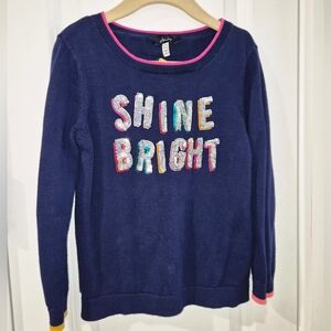 Joules Girls Miranda Shine Bright Sweater, size 5y, EUC